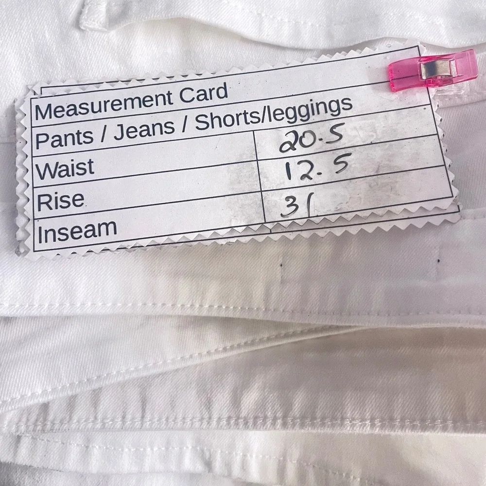 NYDJ Womens White Denim Size 20W Barbara Bootcut Capsule Coastal Vacation